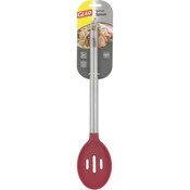 Wholesale - GLAD RED NYLON SLOTTED SPOON W/SS HANDLE C/P 24, UPC: 749732710718